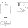Держатель для туалетной бумаги LEMARK BELUGA LMA-8023S2-BN брашированный никель