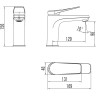 Смеситель для раковины LEMARK BRONX LM3706BL